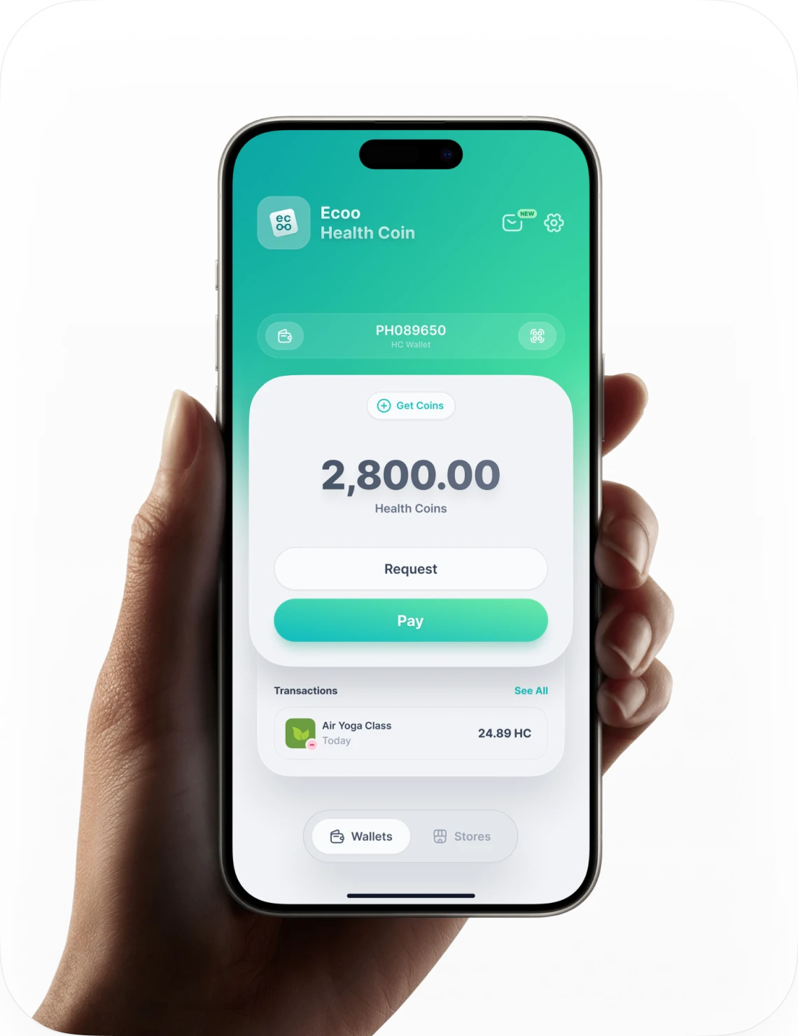 ecoo App — Health Coin Wallet